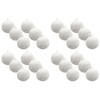 DARO DEKO Christmas Baubles with Snow Diameter 7 cm –