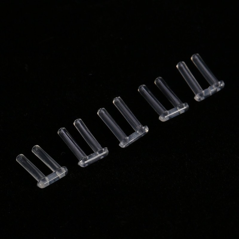 Rimless Frames Sleeves, 100pcs New Plastic Compression Sleeves for Rimless