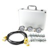 IMELBUFF Hydraulic Pressure Test Kit 25/40/60Mpa, 3 Gauges 11 Couplings