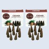 Cedar Incense Cones - Total 60 Cone Incense - Six