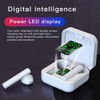 Solar Charging Bluetooth Earphone LED Digital Display Intelligent Earbuds Noise