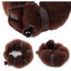 2 pcs Bun Maker Magic Hair Styling Tool (Brown)