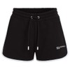 Karl Lagerfeld Jeans Women's Binding Sweat Shorts, black, XL
