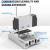 TAILONZ PNEUMATIC 300M 3-Position Manifold 4V310-10 3/8 Inch Solenoid Valve