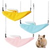 CHROMACRAFT 3-Piece Banana Shaped Hammock, Cute Pet Bed, Creative Mini