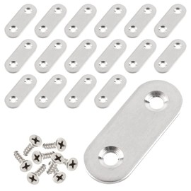 LOYELEY Joint Fittings, Flat Furniture Fixing, Shelf Bracket, I-Shaped Bracket, Stainless Steel I-Shaped Bracket, Strong Plate, Stainless Steel Connecting Hardware, Fixing Plate, DIY Bracket Hardware