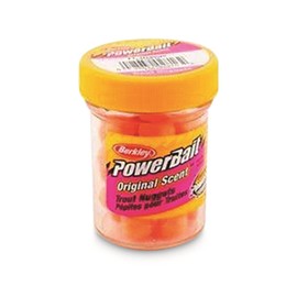 Berkley, PowerBait Power Nuggets Dough Bait, Fluorescent Orange, 1.1-Ounce