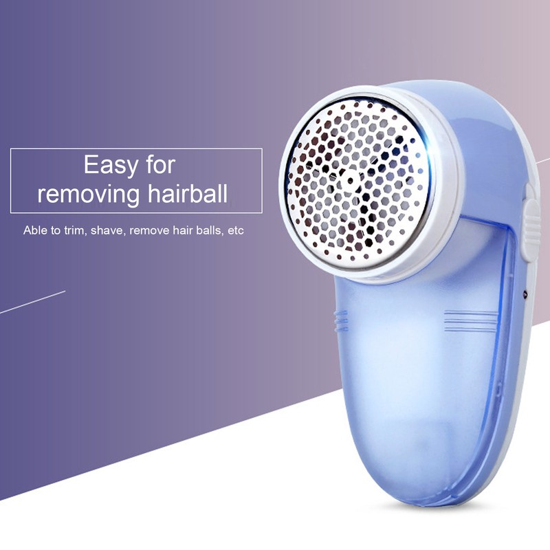 Blue Fabric Lint Remover Shaver Multifunctional Handheld Electric Clothing Hairball
