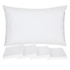 Microfiber Zippered Pillow Protectors Cover Case, Anti Dust Mite, Anti-Allergy,