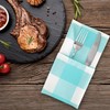 Cupuamon Buffalo Plaid Table Napkins Set of 100, 17x17 inch,