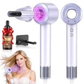 Secadora de Cabello 2000W, Motor Sin Escobillas de Aleacin de Zinc, 3 Velocidades y 4 Modos de Temperatura, Funcin de Autolimpieza y Memoria, Proceso 