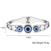 YINYA Stainless Steel Novelty Evil Eye Bracelet Bangle Jewelry for