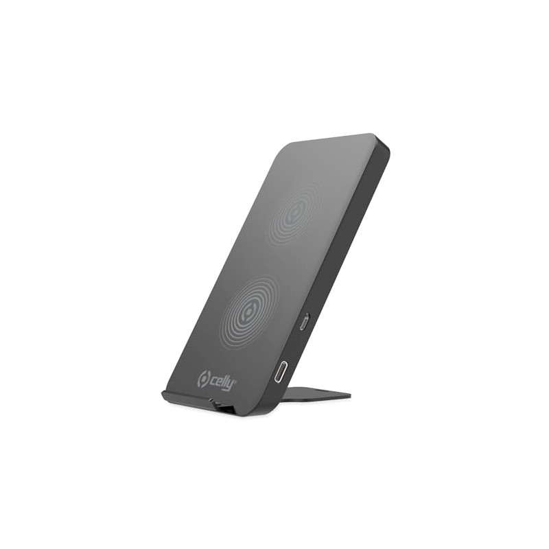 Celly Wl Fast Stand Universal Qi Wireless Charger - Black