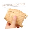 Operitacx Bamboo Pen Holder Desk Pen Holder Pencil Cup Small