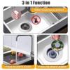 Kitchen Sink Drain Strainer, 3 in 1 Pop Up Kitchen