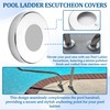 TonGass (6-Pack) Stainless Steel Pool Ladder Escutcheon Plates Fits 1.9"