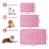 LeapSheep Pet Blankets for Dogs Cats - 3Pack Bone Pattern