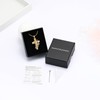Butterfly Cross Urn Necklace - Cremation Jewelry for Ashes, Men