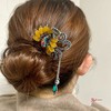 샵프리A Traditional Korean Bun Pin Hair Accessory with Cubic Decoration