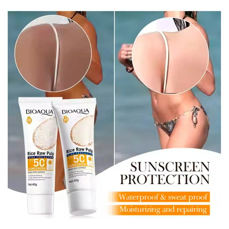 Protector Solar Arroz Spf Bioaqua