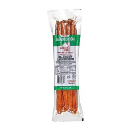 Wenzel’s Farm Jalapeno Cheddar Snack Sticks │Supports Active Lifestyles │ Flavorful, Naturally Smoked │ High Protein, Low Carb │ No MSG, Fillers, Binders, Artificial Colors │ Gluten Free | 1 LB Value Pack