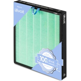 LEVOIT Genuine Vital 200S-P Air Purifier Toxin Absorber Replacement Filter, Supports HEPA Sleep Mode, High-Efficiency Activated Carbon Filter for Odor, Pollen, Vital 200S-RF-TX, 1 Pack, Green