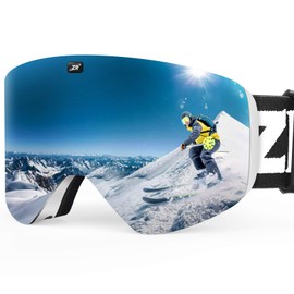 ZIONOR X11 Ski Goggles Magnetic Cylindrical Snowboard Snow Goggles for Men Women