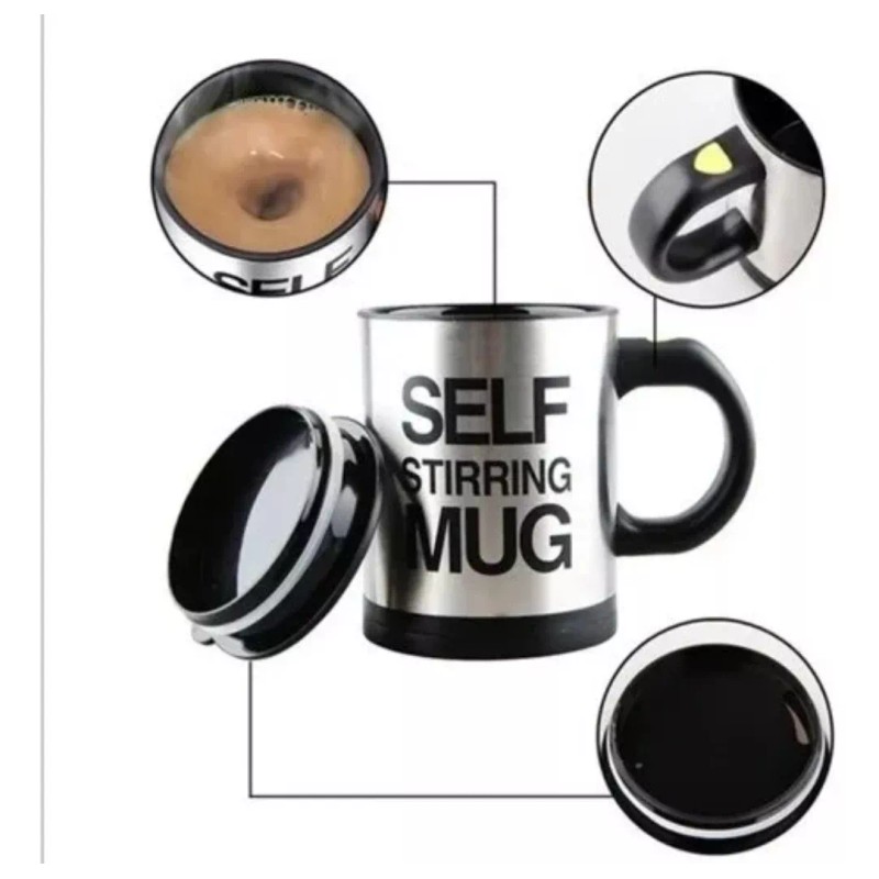 Yuqing Taza Termo Automatica Termica Cafe Agitador Mezcladora