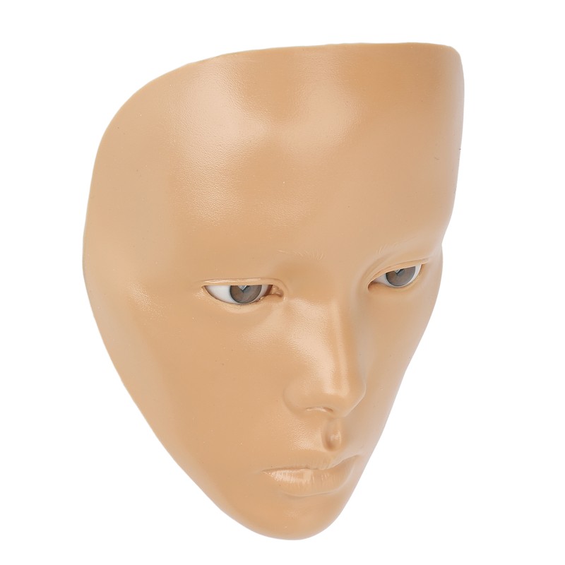 Silicone Makeup Practice Full Face Board with 20ml Cleansing Oil