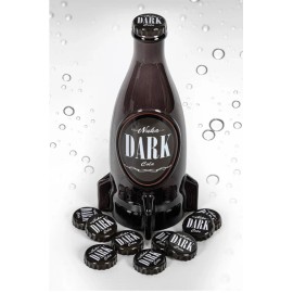 Bethesda Fallout Nuka Cola Dark Glass Bottle & Bottle Caps