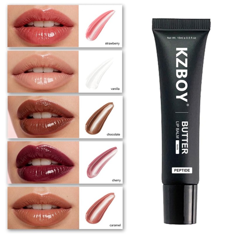 KZBOY Scented 15ml Tinted Lip Balm for Dry Lips Moistruzing