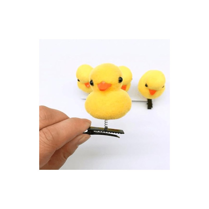 Set de 12 Pinzas para Cabello de Pato con Resorte