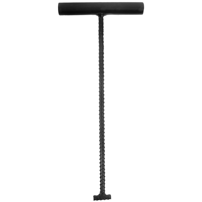 Healeved Manhole Cover Hook 12.20 Inch Metal T-Shape Manhole Lifting