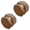 22mm Brass Compression Stop End – Pack of 2 |