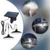 Shed Solar Light,Work Light with 2 Heads | Waterproof Solar