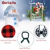 CooShou 12Pcs Christmas Pet Chicken Hat Scarf Bowtie Set Mini