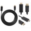 Large DisplayPort to HDMI HD Audio Video Adapter Cable Cord