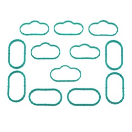 Lower and Upper Intake Manifold Gasket XR843533 XR843536 Compatible with Jaguar S-Type X-Type 2001-2008 (Set of 12)
