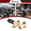 findmall Pressure Washer Regulator 1/2 Female Inlet, 3/8 Male Outlet,