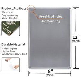 YOYI ART Vintage Metal Sign Smoky the Bear - Only You Can Prevent Wildfires, Funny Retro Tin Sign Sign for Home, Garage, Yard, Outside, Man Cave Wall Deocr Art Accessories, Gifts for men, 8 x 12 Inch