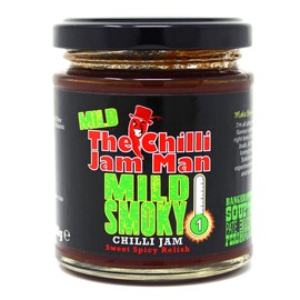 The Chilli Jam Man Heat-1 Smokey Chilli Jam Jar 200 g
