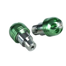 POSH 031079-18-10 Bar End Motorcycle Goods Handlebar End Big Bar End for M16 Yamaha Cars (Weight Type), Yamaha M16 Type MT-09 | MT-07 Light Green