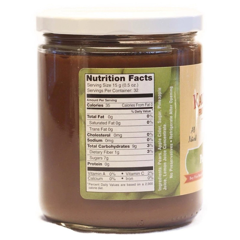 Kauffman Orchards Pear Butter Spread, 17 oz. Jar - 17