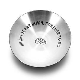 CYKARA Stocking Stuffers for Adults Women 11th Anniversary Steel Gifts for Women Men 11 Years Wedding Anniversary for Wife Ring Holder Birthday Christmas Valentines Gifts for Him Her