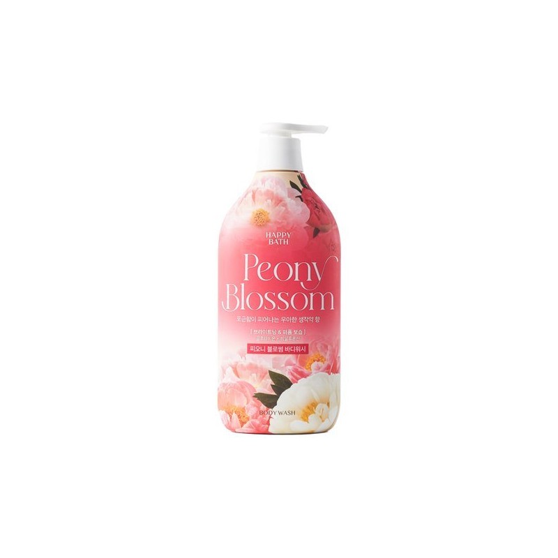Happy Bath 해피바스 핑크 피오니 블라썸 바디워시 900g Happy Bath