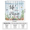 VentuCoven Ocean Shower Curtain Life is Better at The Beach