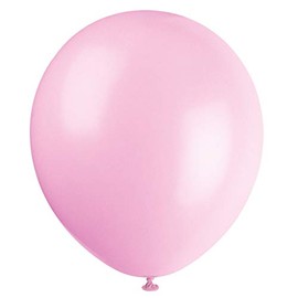 50 pcs 5" (12.5 CM) Matt Balloons Pearlised Metallic Air or Helium Wedding Birthday Christmas Party Decoration (Light Pink)