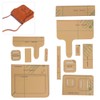 12Pcs Shoulder Bag Acrylic Template Leather Pattern DIY HandMade Drawing