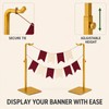 Gold Purse Holder Stand, 2Pcs Adjustable Height table banner stand