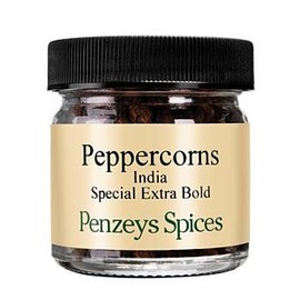 Whole Special Extra Bold Indian Black Peppercorns By Penzeys Spices 6.4 oz 1.5 cup bag